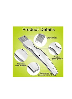 Excefore 2 Pack Shred Silk The Knife Stainless Steel Vegetable Chopper Onion Garlic Cutter Food Kitchen Speedy Chopper  - Image 4