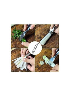 Excefore 2 Pack Shred Silk The Knife Stainless Steel Vegetable Chopper Onion Garlic Cutter Food Kitchen Speedy Chopper  - Image 3