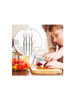 Excefore 2 Pack Shred Silk The Knife Stainless Steel Vegetable Chopper Onion Garlic Cutter Food Kitchen Speedy Chopper  - Image 5