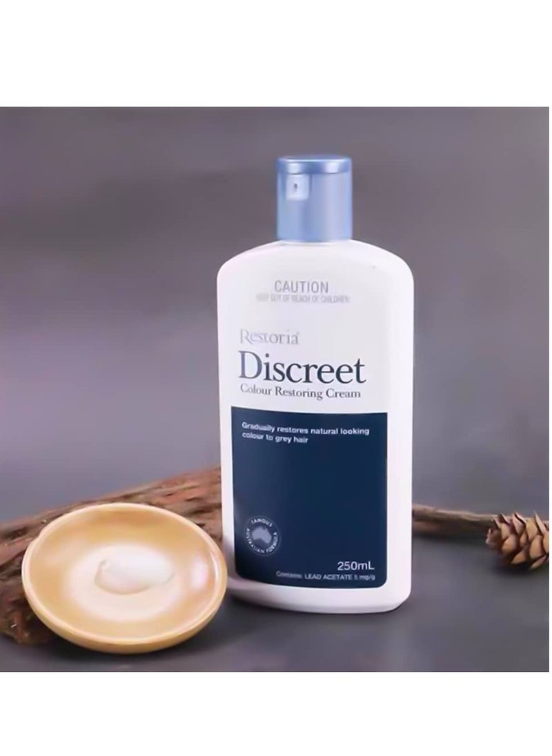 Restoria Discreet Restoria Discreet Hair Colour Restoring Cream 250 ml Hair colour changing - Hair Colouring Cream Hair Care Treatment Color  - Image 1