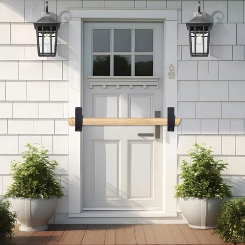 Lemecima 4PCS Door Barricade Brackets Heavy Duty Upgraded Door Bar Holder Brackets for Home Security Suit for 2x4 Lumber Black - Image 5