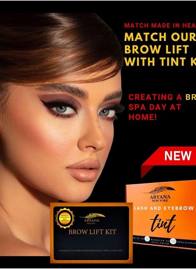Eyebrow Lamination Kit | At Home DIY Perm For Your Brows | Instant Professional Lift For Fuller Eyebrows | Brow Brush And Micro Brushes Added