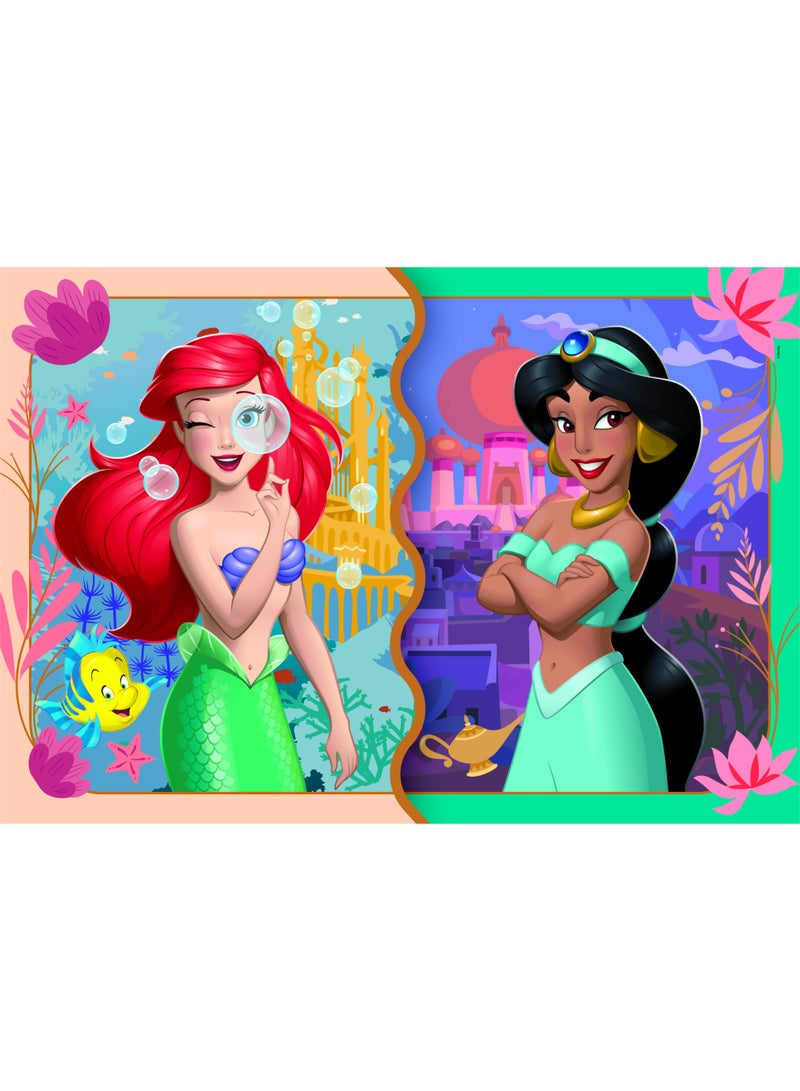 Clementoni Puzzle Disney Princess 2x20-Pieces | Jigsaw Puzzle | Children's Puzzle | Preschool Learning Toys | Develops Problem Solving Skills | Made in Italy - Image 3
