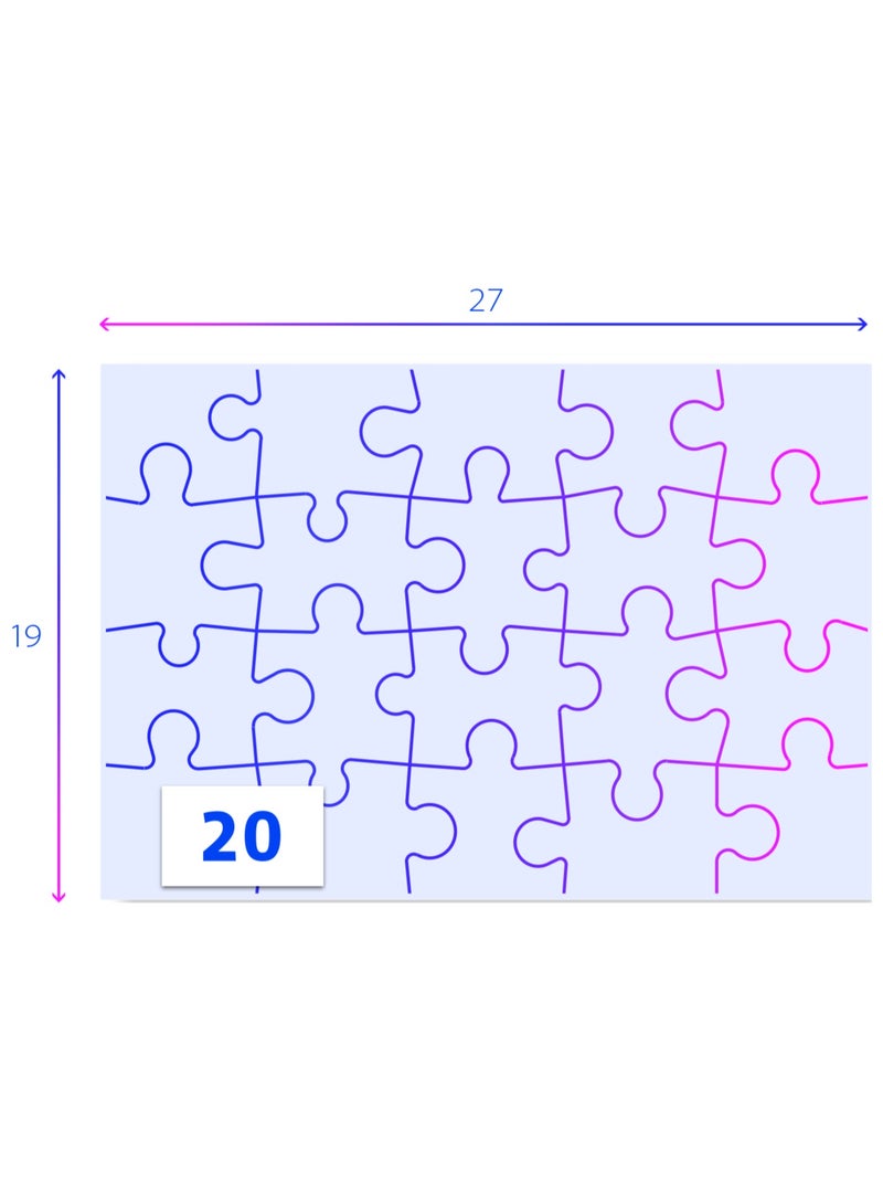 Clementoni Puzzle Disney Princess 2x20-Pieces | Jigsaw Puzzle | Children's Puzzle | Preschool Learning Toys | Develops Problem Solving Skills | Made in Italy - Image 5