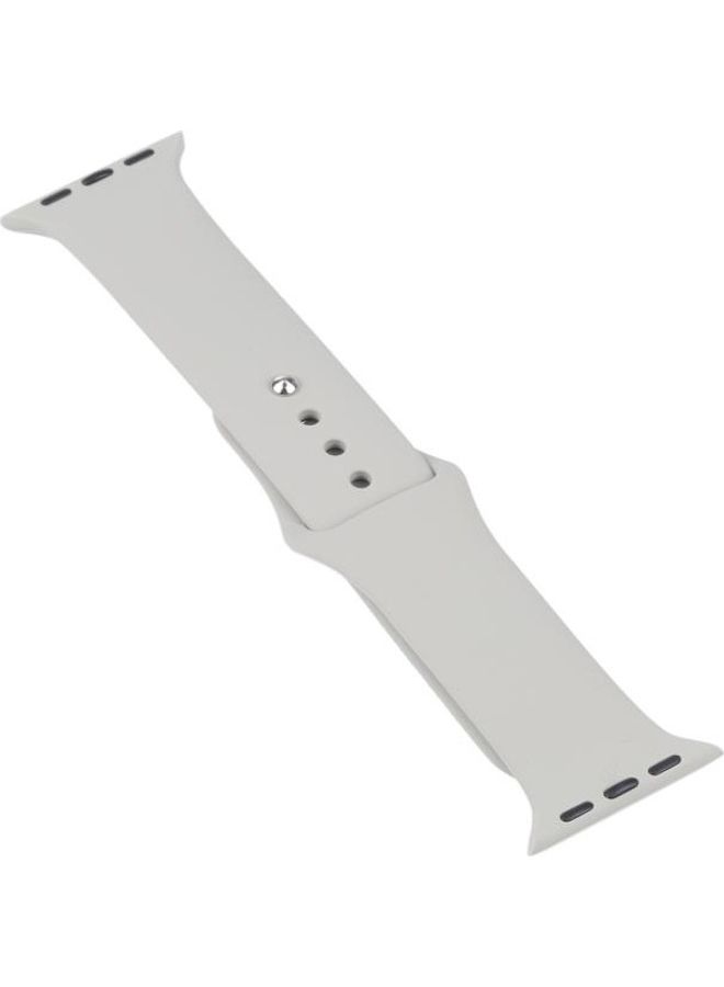 Loquat Replacement Watchband With Watch Protective Case And Screen Protector Set For Apple Watch Series 7 41mm/ u0026 6 u0026 SE u0026 5 u0026 4 40mm Grey - Image 2