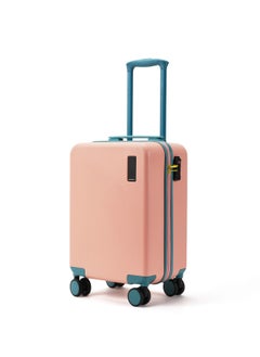 Mokobara MOKOBARA The Moko Blocks Unbreakable Polycarbonate Extra Light Weight Kids Luggage | Hard Trolley Suitcase for Kids (38 cms (7;12 Years), Cotton Candy)  - Image 1