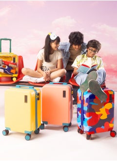 Mokobara MOKOBARA The Moko Blocks Unbreakable Polycarbonate Extra Light Weight Kids Luggage | Hard Trolley Suitcase for Kids (38 cms (7;12 Years), Cotton Candy)  - Image 5
