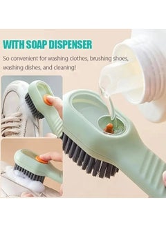 Generic Multifunctional One Piece Shoe Brush with Cover for Washing Soap Filling  - Image 1