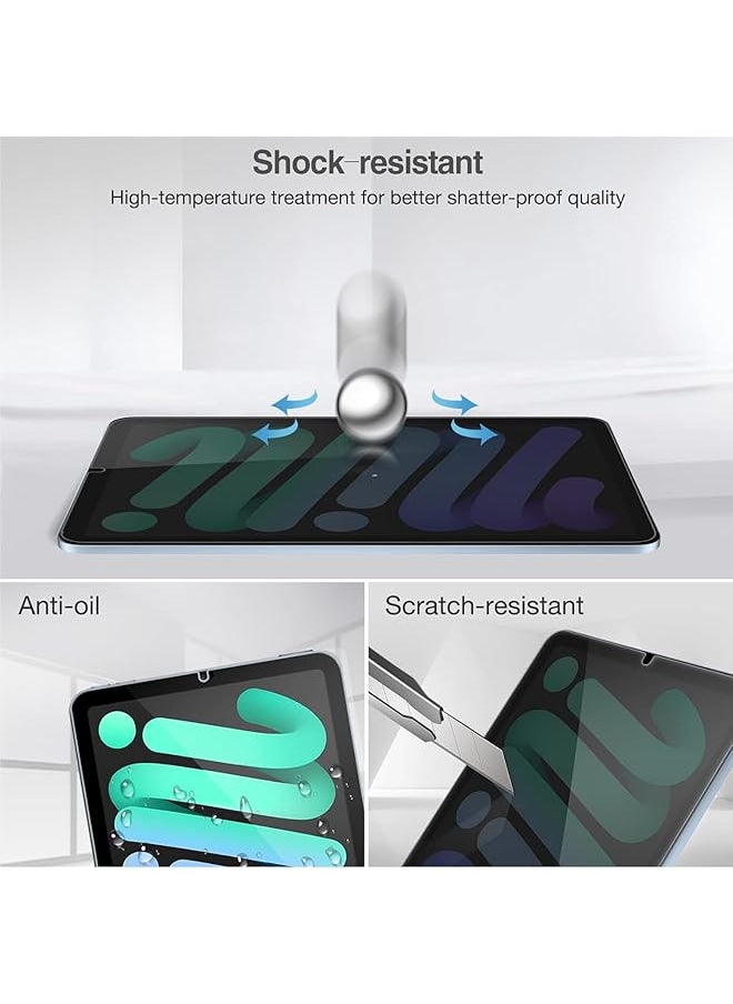 erorex - 1 Pack Privacy Screen Protector For Ipad Mini 7 8.3 Inch A17 Pro 2024 7Th Generation 360° Anti Spy Tempered Glass Screen Protector Scratch Resistant Anti Fingerprint - Image 1