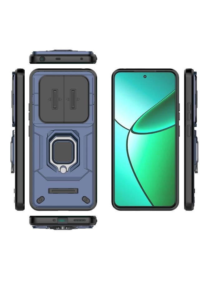 S-TOP Case For Realme 12+ 5G Global Sliding Camshield TPU + PC Shockproof Phone Case with Holder - Image 3