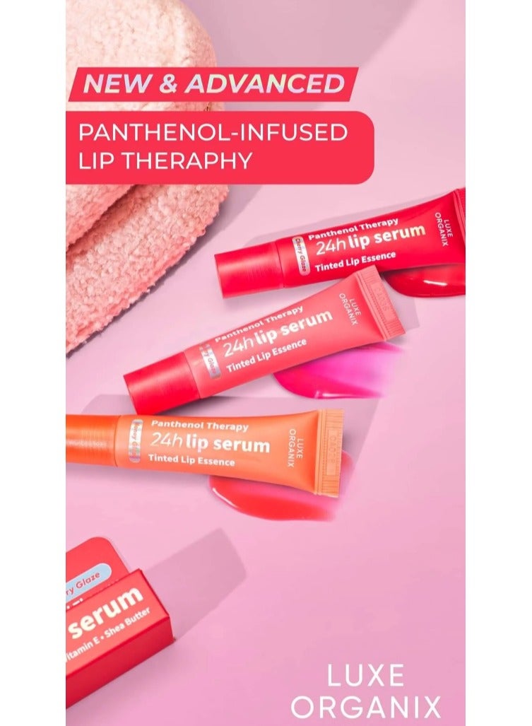 LUXE ORGANIX سيروم الشفاه الملون LUXE ORGANIX بانثينول ثيرابي 24 ساعة - خلاصة الشفاه بتركيبة عسلية 10 جرام - Image 3