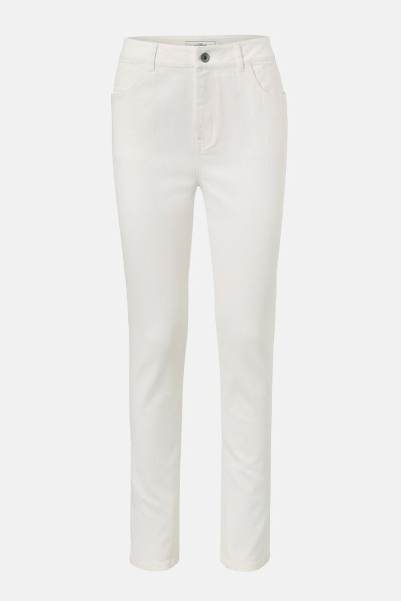 Tchibo Women Skinny Fit Non,Stretchable Denim Jeans, White - Image 2