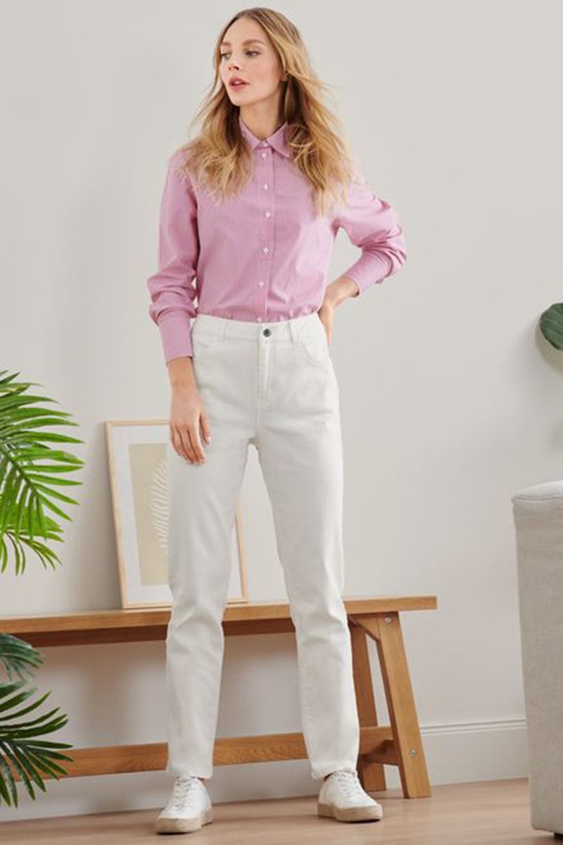 Tchibo Women Skinny Fit Non,Stretchable Denim Jeans, White - Image 1