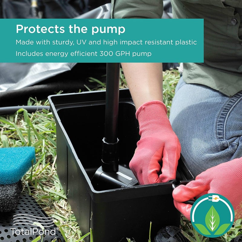 TotalPond Complete Filter Kit with 300 GPH Pump for Small Ponds - Image 3