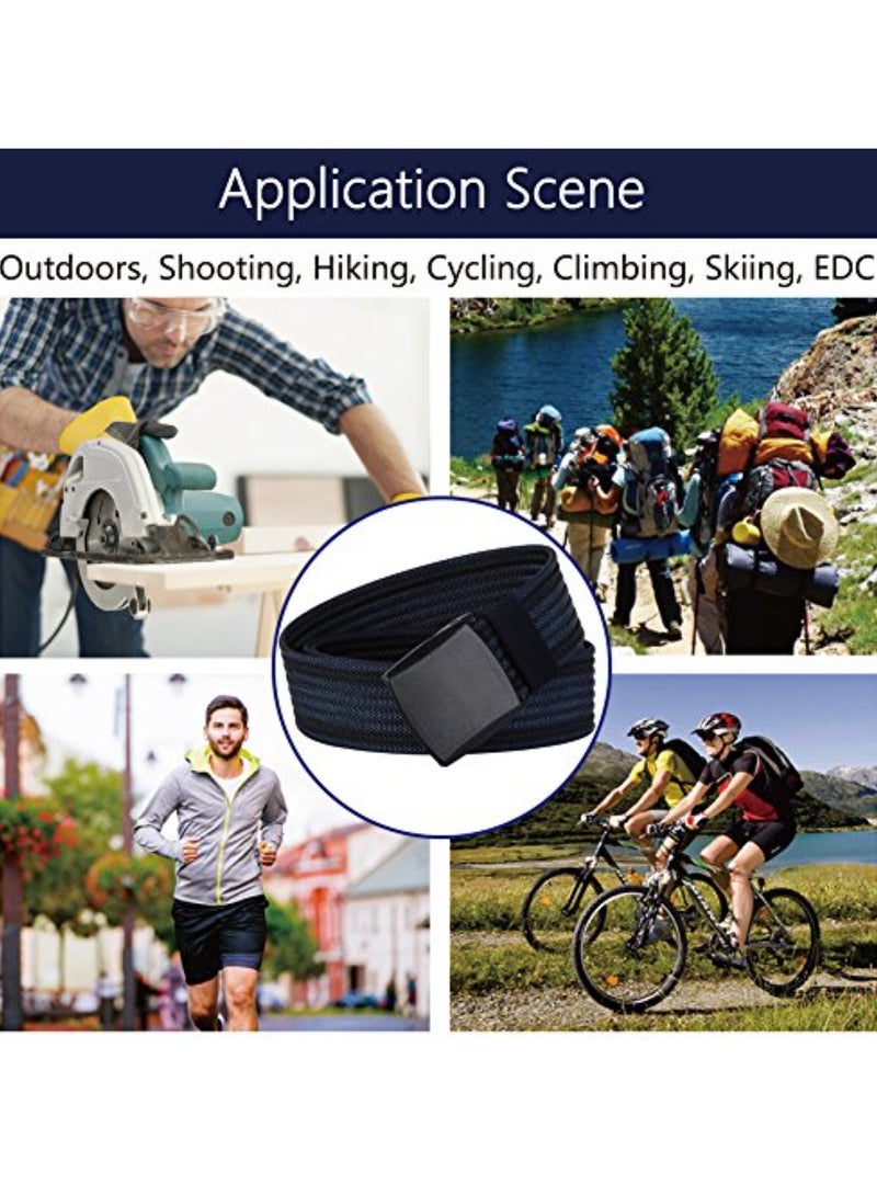 النايلون حزام الرجال تنفس صافي حزام ، حزام من البلاستيك YKK مشبك ، والمتانة ، 27-41 بوصة الخصر ( الخصر أقل من 100 سم ) - Image 5