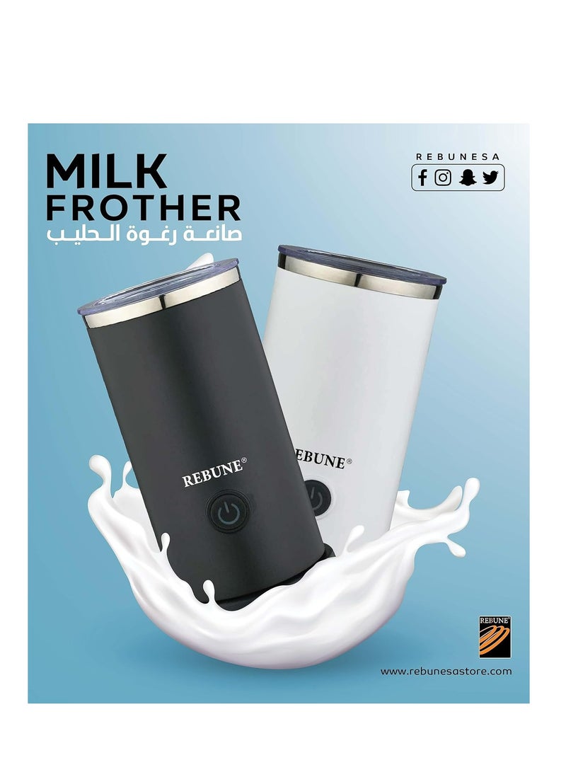 REBUNE Milk Frother Maker 120 ml 630 W RE-6-033 B Black - Image 2