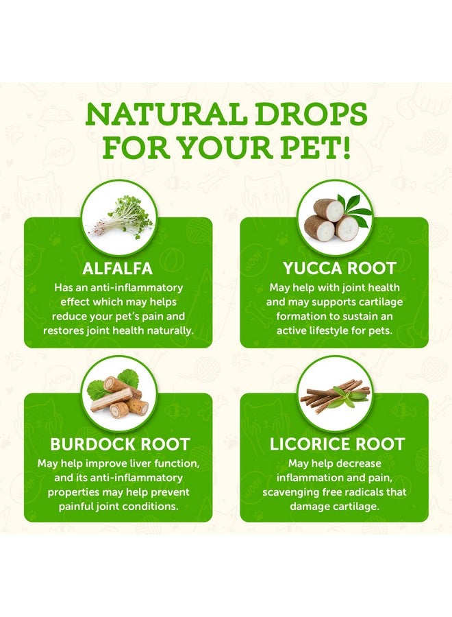 Animal Essentials Joint Support for Dogs & Cats- Joint Supplement, Liquid Joint Formula, Glucosamine, Organic Herbs, Veterinarian Recommended- 2 Fl Oz - Image 3