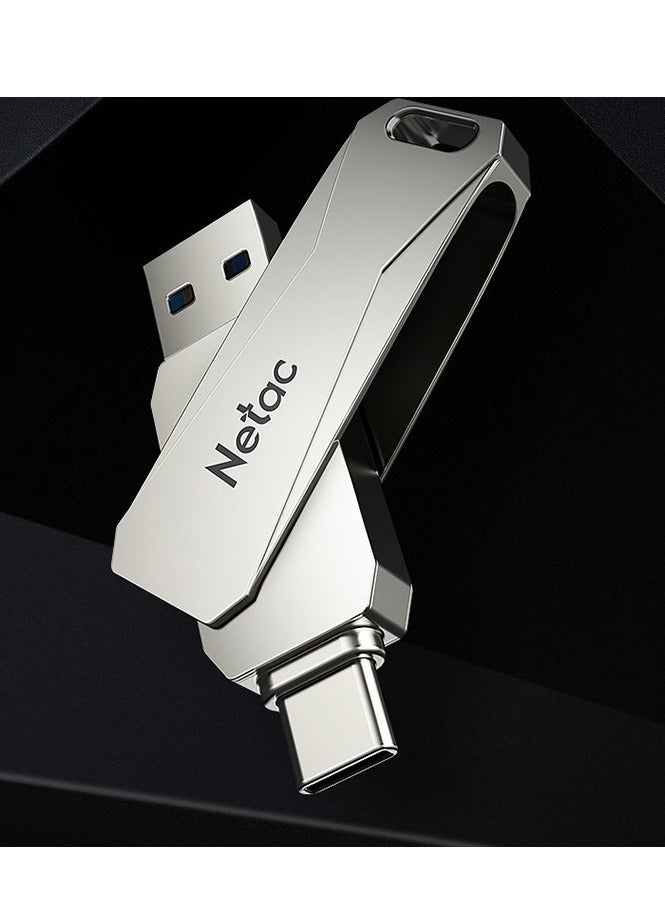 Netac Type-C USB Double Interface Flash Drive Plug U782C_2 Silver 64 GB - Image 3