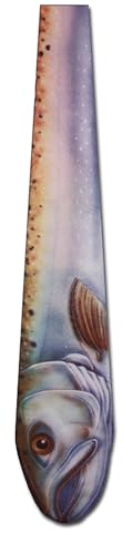 Three Rooker King Salmon Ties Mens Fish Neckties - Image 4