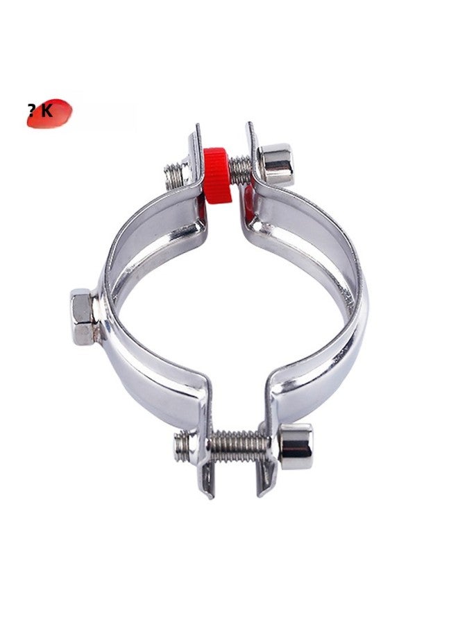 Kequan 304 Stainless Steel Pipe Bracket Pipe Holder Clamp Pipe Clamp Hanging Code Pipe Clamp Cylindrical Buckle-Specification Model:(51-53mm) Screw Cap With M8  - Image 4