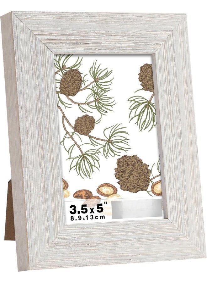 9x13cm Picture Frame – Wall Hanging Photo Frame for 3.5"x5" Pictures with Mat or 9x13cm Without Mat | Classic & Durable Design for Home or Office Décor - Image 1