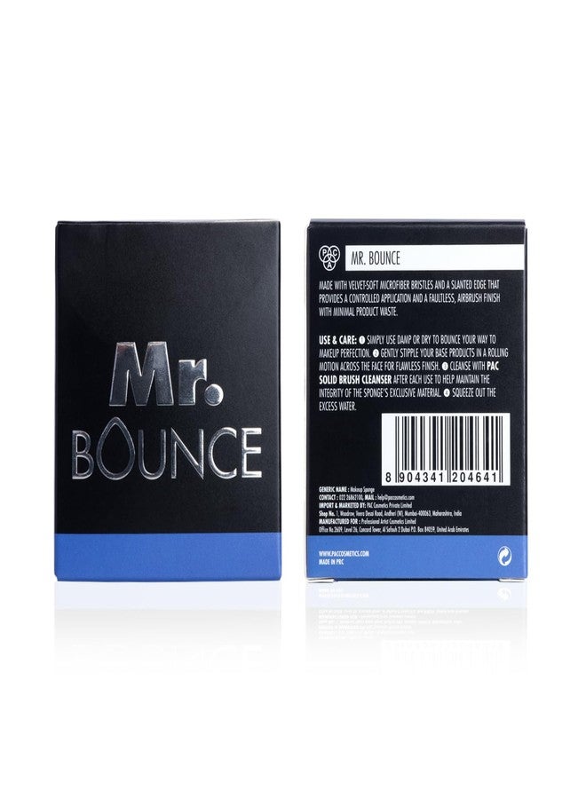 PAC Mr. Bounce (1 Pc)| Beauty Blender Makeup Sponge for Face Makeup (Small)| Velvet Soft Olive Cut for Foundation, Creams & Powders with Case | For All Skin Types - Soft, Reusable & Washable (Blue) - Image 5