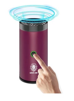 GREEN LION Green Lion Smart Mini Bakhour Rechargeable Electric Incense Burne for Car & Home - Aroma Diffuser, Portable Bakhoor Oud USB Type, Fragrance, Air Freshener - Red  - Image 1