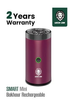 GREEN LION Green Lion Smart Mini Bakhour Rechargeable Electric Incense Burne for Car & Home - Aroma Diffuser, Portable Bakhoor Oud USB Type, Fragrance, Air Freshener - Red  - Image 3