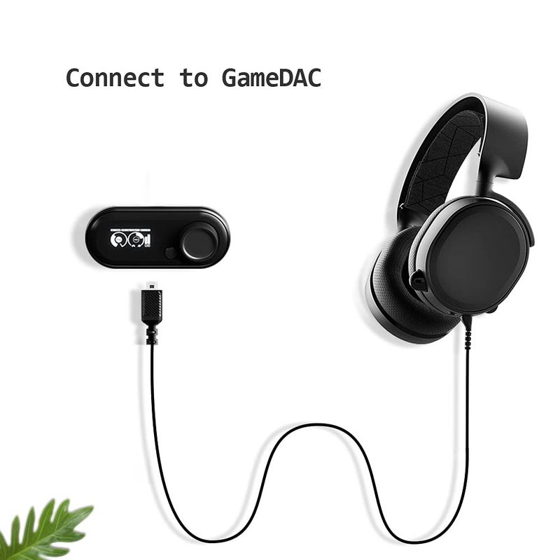 MJKOR Replacement Audio Cable Compatible with SteelSeries Arctis 3, 5, 7, Pro Gaming Headset (Male to Male) - Image 3