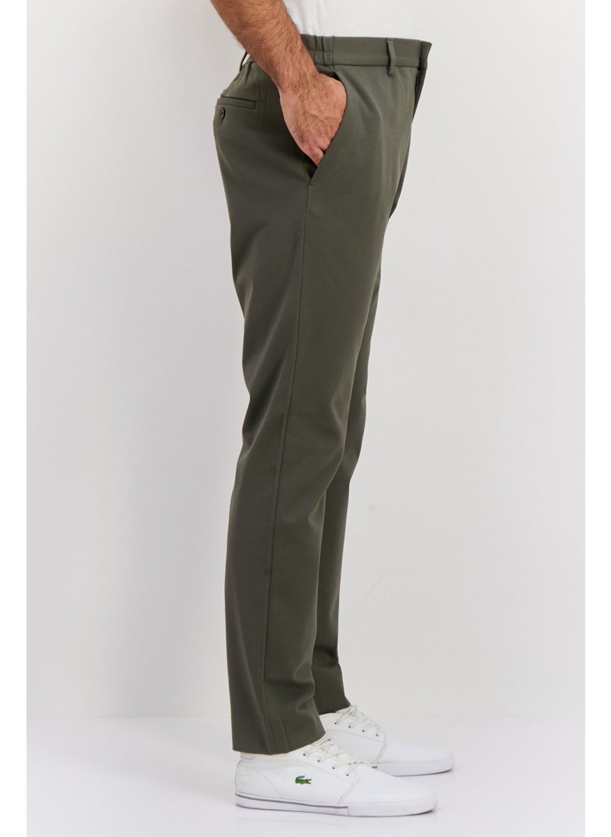 Men Regular Fit Plain Straight Leg Pants, Green - pzsku/ZC82AC6CE8BB914E31886Z/45/_/1739715231/a1d714d4-3f57-45e1-b42b-9ac8f4a602da