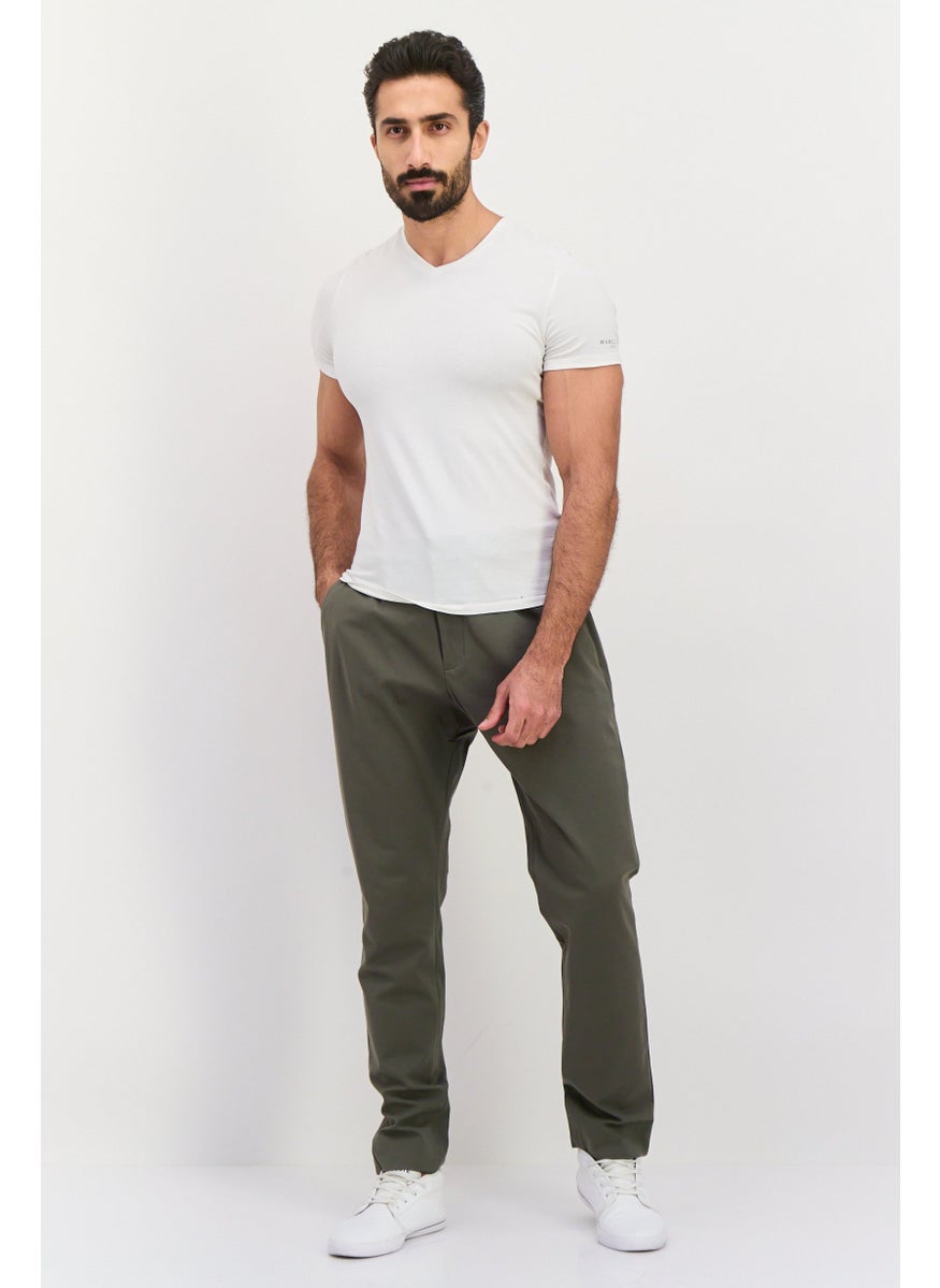 Men Regular Fit Plain Straight Leg Pants, Green - pzsku/ZC82AC6CE8BB914E31886Z/45/_/1739715234/07d0dd3c-0cc0-4e43-90da-cc93a6ba1445