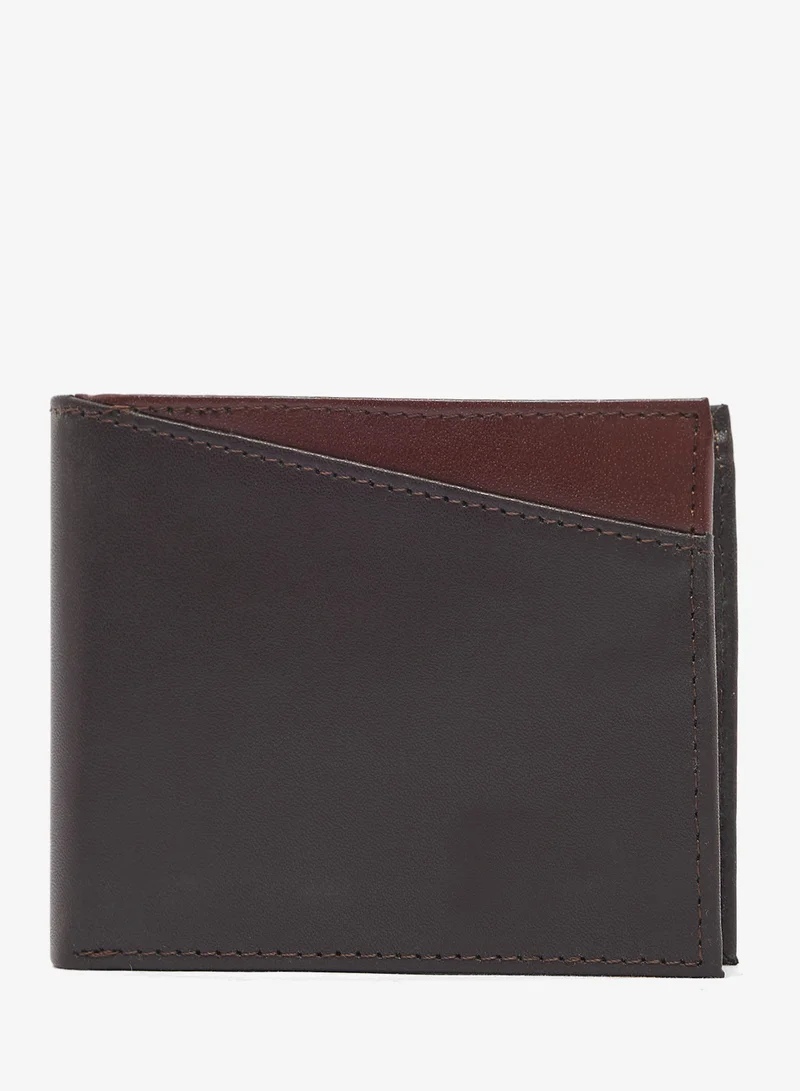 Robert Wood Webbing Loop Detail Bi Fold Wallet