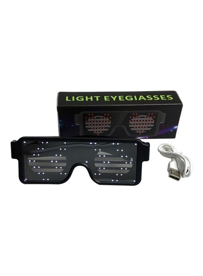 Loquat LED Light-Emitting USB Charging Glasses - Image 4