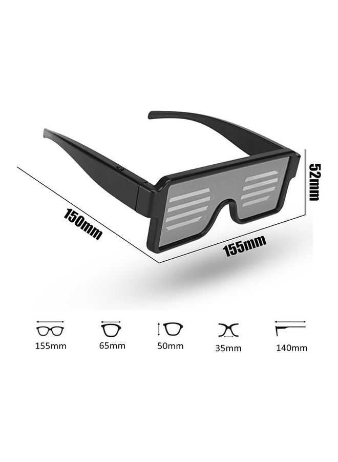 Loquat LED Light-Emitting USB Charging Glasses - Image 2