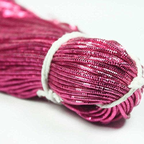 Embroiderymaterial Zardozi Spring Material,Bullion Wire/Nakshi For Jewellery and Embroidery Purpose,1MM, Pink Color(100 Gram) - Image 3