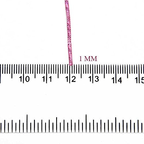 Embroiderymaterial Zardozi Spring Material,Bullion Wire/Nakshi For Jewellery and Embroidery Purpose,1MM, Pink Color(100 Gram) - Image 2