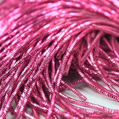 Embroiderymaterial Zardozi Spring Material,Bullion Wire/Nakshi For Jewellery and Embroidery Purpose,1MM, Pink Color(100 Gram) - Image 4