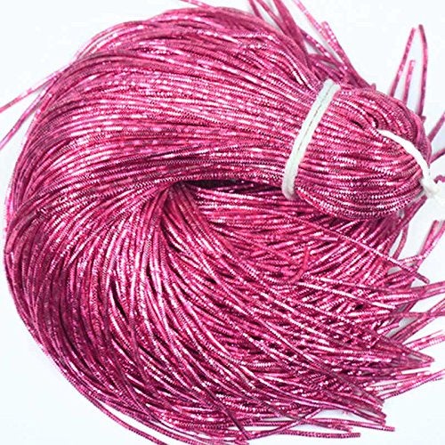 Embroiderymaterial Zardozi Spring Material,Bullion Wire/Nakshi For Jewellery and Embroidery Purpose,1MM, Pink Color(100 Gram) - Image 5