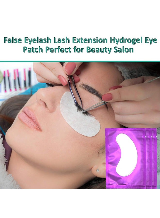 Generic Under Eye Pads, 50 Pairs Eyelash Extension Lint Free Gel Patches For Beauty Salon False Eyelash Extensions Grafting (Purple)  - Image 2