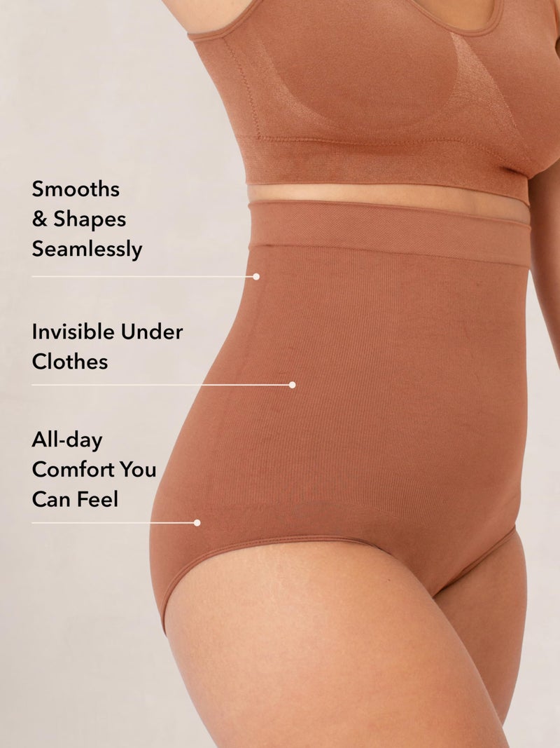 SHAPERMINT Shapewear for Women - Seamless Shapewear Tummy Control Panty, Body Shaper, Tummy Control Underwear for Women - Image 3