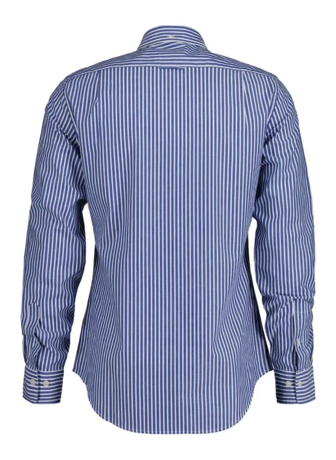 GANT Gant Slim Fit Striped Poplin Shirt