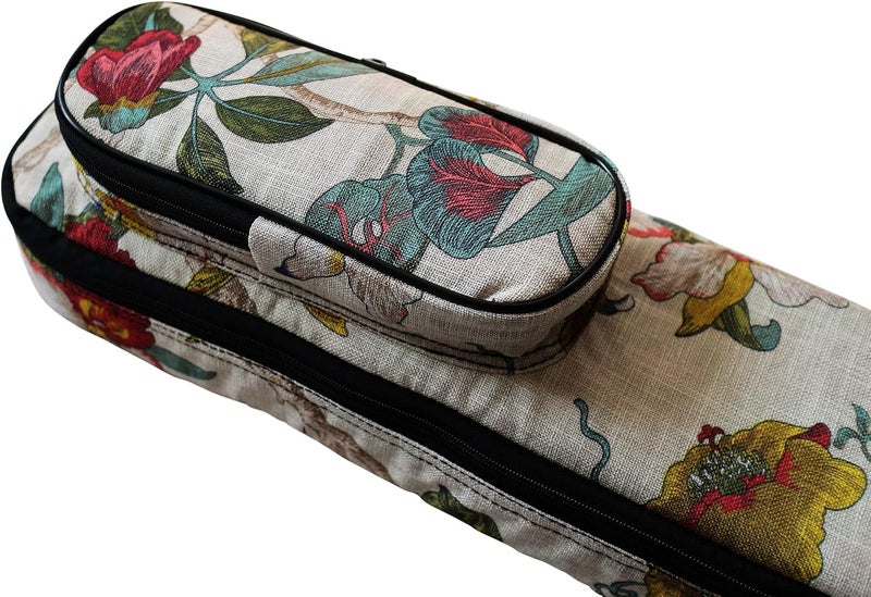 MUSIC FIRST Floral Padded 5-String Banjo Gig Bag - 38 Inch - Image 3