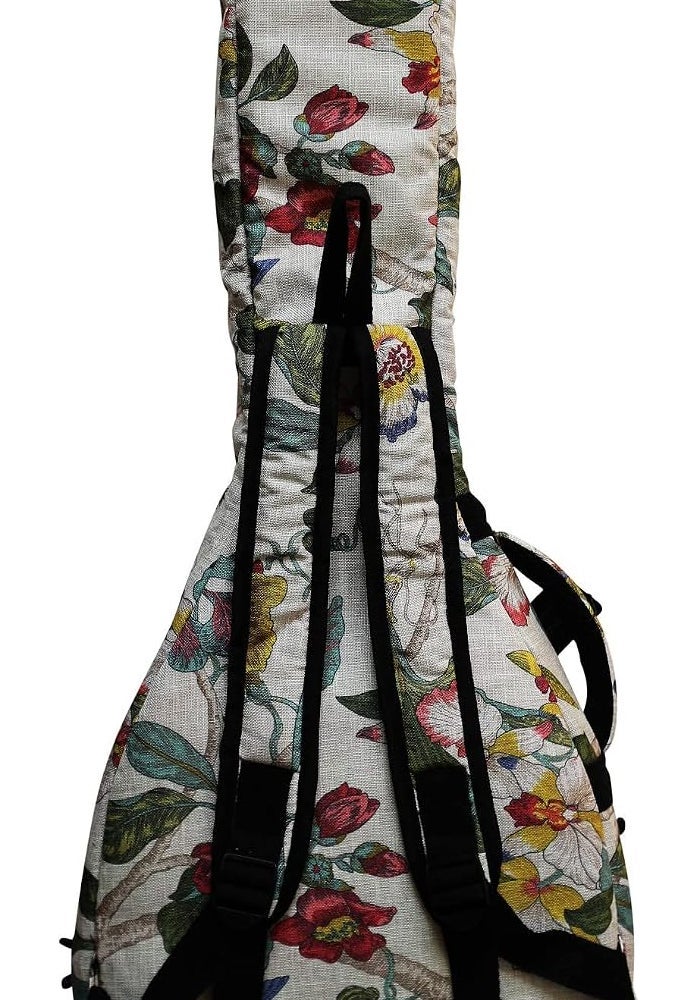 MUSIC FIRST Floral Padded 5-String Banjo Gig Bag - 38 Inch - Image 4