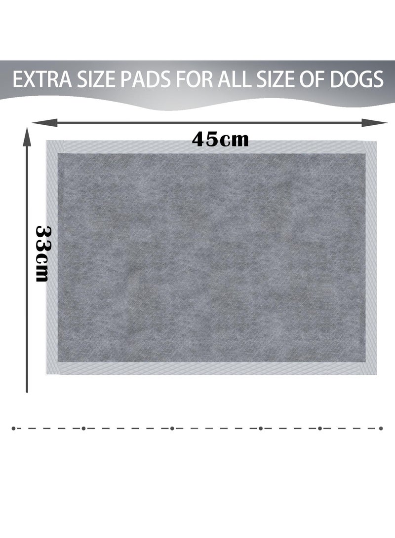 Bebiland 100 Pack Disposable Changing Pad Liners, 33x45cm Thicken and High Absorb Incontinence Changing Pad with Breathable, Waterproof, Soft Non-Woven Fabric, Baby Incontinence Changing Pads (Grey) - Image 2