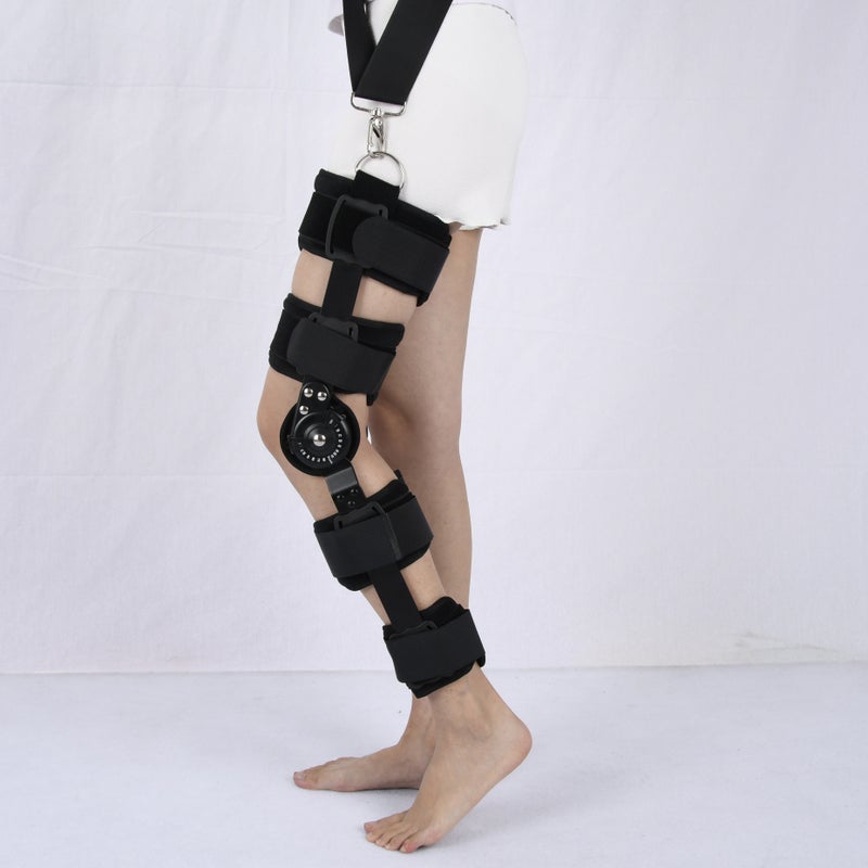 Adjustable Chuck Knee Joint Fixation Brace Lower Limb Protector Knee Joint Fixation Brace Leg Training - Image 5