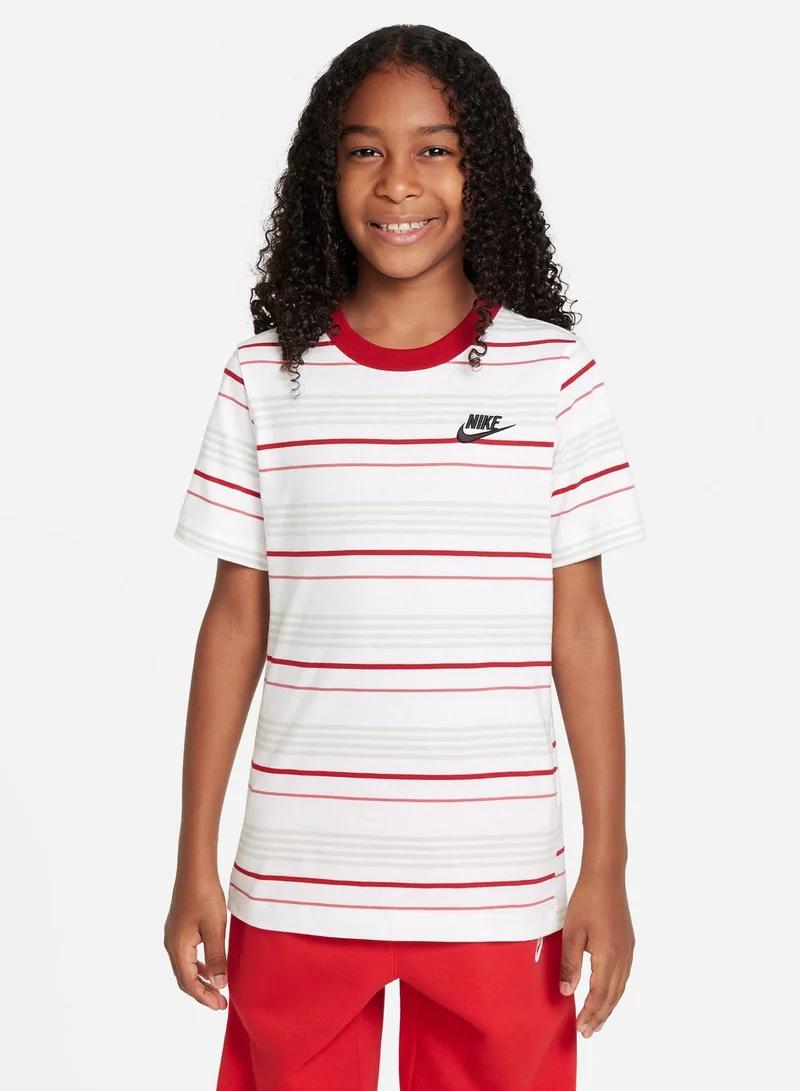 نايكي K Nsw Tee Club Stripe