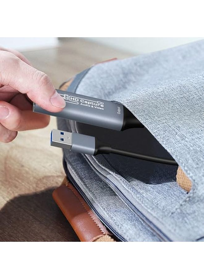 Metal Housing USB Video Capture Card 1080p60 No Delay UVC Compliant For Multiple Devices - Image 5