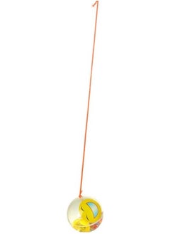 Plastic Ball with Gel, Light and Shine Inside with Rope for Kids - Transparent