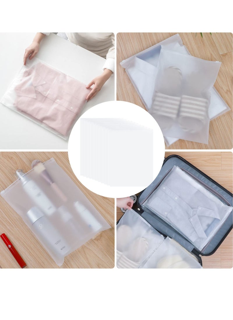 Excefore 40 PCS Travel Clothes Storage Bags, Reusable Bags, Frosted Waterproof Travel Storage Bag, Suitable for Clothes, Shoes,Maternity Essentials,Cosmetics  - Image 5