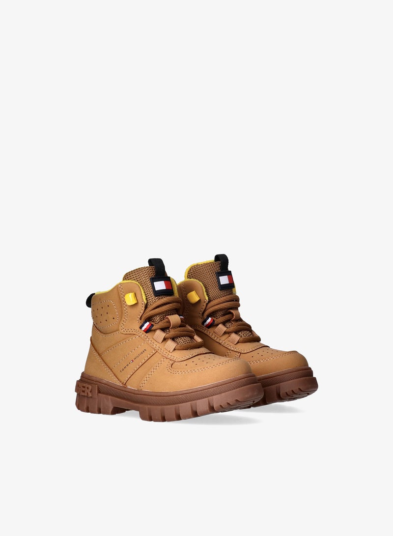 TOMMY HILFIGER Little Lace up Boots - Image 4